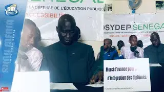 🔴DIRECT: Conférence de presse collectif des enseignants du recrutement spécial C.E.R.S
