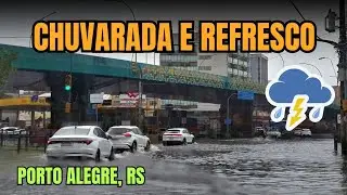 Virada no tempo traz vento, trovoadas e chuva forte a Porto Alegre - 29/01/2026