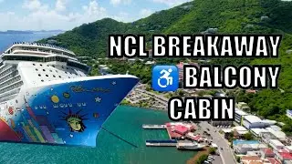 🛳️♿️ Norwegian Breakaway Wheelchair Balcony Cabin Tour | Ultimate Accessible Luxury
