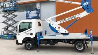 PIATTAFORMA AEREA AUTOCARRATA SOCAGE 20D ALLESTITA SU RENAULT MAXITY 130.35 - DISPONIBILE A NOLEGGIO