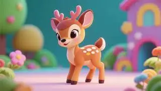 🦌 Slow and Steady Baby Deer &ndash; A Gentle Forest Adventure 🌿🌟