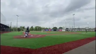 David Handy III- 10U- single down 3rd base line- Travis Fields- College Station, Tx