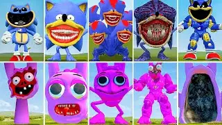ALL NEW SONIC BLUE VS HYDRA SONIC VS ALL NEW SPRUNKI PINK VS PINKI EATERT TH in GARRY'S MOD !!!!!