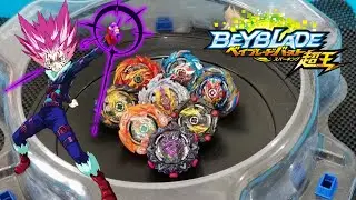 Variant Lucifer Mobius 2D VS ALL Sparking / Superking Beyblades | Awesome Beyblade Battle