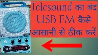 #Telesound Ac Dc BT FM Repair#Rohitgupta