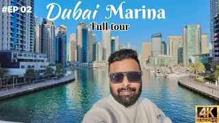 𝐃𝐔𝐁𝐀𝐈 Marina and JBR (Jumeirah Beach Residence)  Full Tour