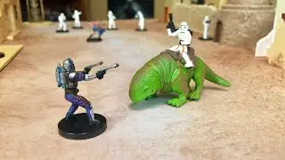 STAR WARS MINIATURES Battle Report, Mandalorians vs Stormtroopers