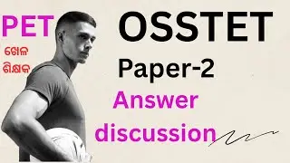 60 no Q-D ans.PET.OSSTET 2026 QUESTION ANSWER DISCUSSION   #physicaleducation