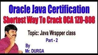 Java tutorials || Java Wrapper class  Part - 2|| by Durga Sir