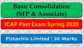 PE Q&A Pistachio Limited | ICAP Spring 2020 | Consolidation with Associate (FR132)