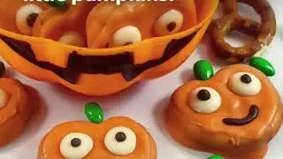 Halloween Pumpkin Pretzels