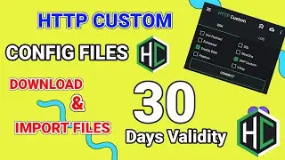 How to create a monthly 30 day Http Custom UDP custom config files for secure browsing