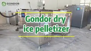 Industrial Dry Ice Pelletizer Machine: Produce Pellets for Food & Cleaning! ❄️🏭#dryicepelletizer