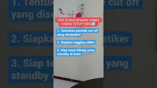 Strategi Stock Opname Tanpa Harus Tutup Toko #bisnis #gudang #warehouse #bisniskuliner
