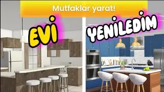 Evi Yeniden Tasarla - MOBİL OYUN - Property Brothers NOOB vs PRO vs HACKER Gameplay
