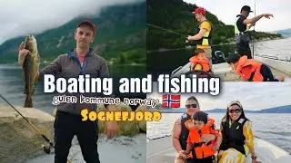 BOATING and FISHING in SOGNEFJORD /Hjartholm Feriehytter /Cabin Life in Norway /Analy MC
