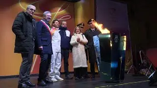 La FIAMMA OLIMPICA di MILANO CORTINA 2026 arriva a Trento: il velista Tita accende il braciere