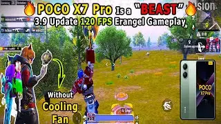 POCO X7 Pro PUBG Mobile BGMI 120 Fps 3.9 Transformers Erangel Gameplay 23 Kills Chicken No FPS Meter