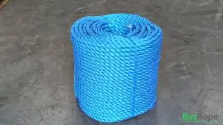 24mm Blue Polypropylene Rope (220m Coil) Demo | BuyRope