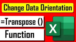 How to Use TRANSPOSE Function in Excel