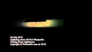 Lightning Storm over the Pacific Ocean