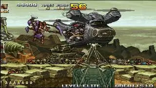 MS5E: Metal Slug 5 Elite Brainbot's Gameplay: Upper Ruins Route