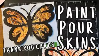 EASY Acrylic Paint Skin Thank You Cards that are MAGICAL!