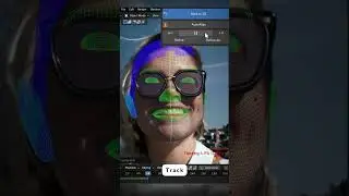 Testing FaceTracker for Blender #b3d #vfx