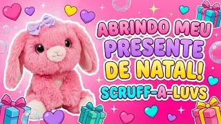 ABRINDO MEU SCRUFF-A-LUVS! 💖 Lavando e descobrindo meu novo bichinho de pel&uacute;cia | Fofura da Ana