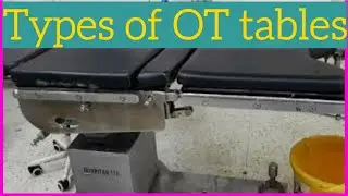 How many types of OT tables are there? #table #hospital