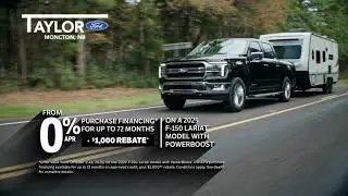 Ready. Set. Ford. Only at Taylor Ford Moncton.