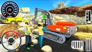 Excavator Road Builder - Construction Stone Cutter | Android Gameplay