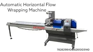 Automatic High Speed Flow wrap Machine!! scrubber pouch packing machine