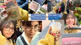 Vlog | A Whole Day of Fun & Shopping at Sarojini Nagar! 🛒💃 |sarojini winter collections #clothing 