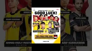 Tim Free Fire 2 Indonesia untuk Laga SEA GAMES 2025 Thailand! Saatnya kita Juara!#FFINDOBERSATU