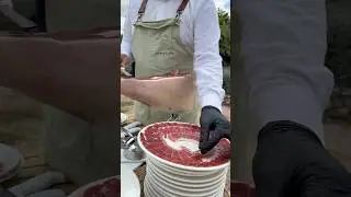 We&rsquo;re slicing Iberian ham (jamon) with @victor_sanchego_jamon! 🍗Would you try it? 🤷🏽&zwj;♂️