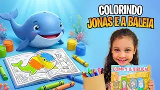 JONAS E A BALEIA: COLORINDO COM 4 CORES