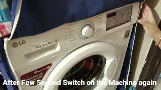 How to Use Spin only option / Quick dry Function in LG Front load Washing Machine