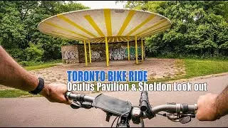 Bike ride from Bloor to Sheldon Lookout stopping by the  OculusPavilion  Toronto Cycling POV