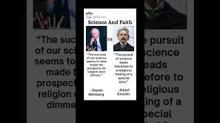Weinberg vs Einstein on Faith #quotes #philosophy #religion #faith #god #science