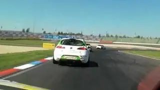 Rennen 1 Eurospeedway SEAT Leon Supercopa 2010 Andreas Pfister