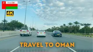 Airport Road Oman 🇴🇲 - Muscat Travel vlog - Travel oman 🇴🇲 4K view 🤑