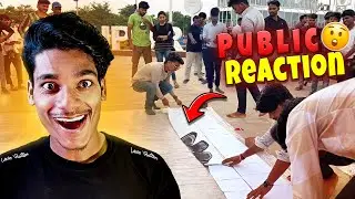 Sabse Bada Shiv Ji Ka Drawing Dekhkar Log Shock ho Gaye! | Public Reaction 😲