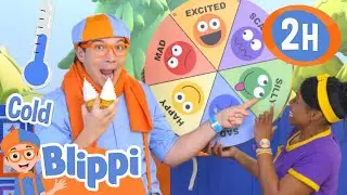 NEW! Blippi and Meekha's Opposites Game | Learning Emotions | Learn through Play | Blippi