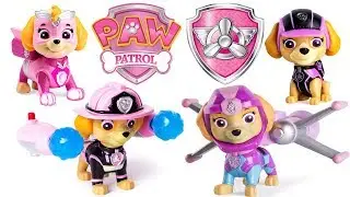 PAW PATROL Skye - the girl pup toy figures collection review video #pawpatrol
