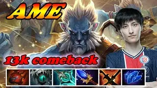 Ame Phantom Lancer 13k comeback ft next level support saves | 7.34d Immortal Best Ranked Gameplay