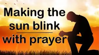 The amazingly funny blinking sun phenomenon