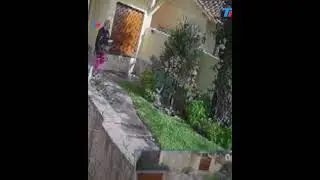 LLEG&Oacute; A SU CASA Y ESTABAN LOS LADRONES: la golpearon y la arrastraron por el piso I #Shorts