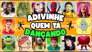 Adivinhe quem tá DANÇANDO 🕺🏻🎶 Neymar, Enaldinho, Rato Milton, Bobbie Goods, Emilly, Lady Bug, Round6