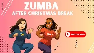 Возвращаемся к тренировкам по зумбе | 5 неделя, день 1 #DeZumba | Кардио-перезагрузка после Рожде...